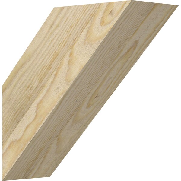Ekena Millwork 4"W x 10"D x 10"H Traditional Rough Sawn Knee Brace, Douglas Fir BRC04X10X10TRA00RDF - main